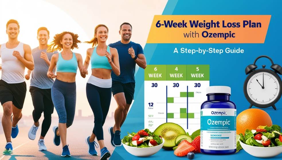 6 week plan with Ozempic weight loss results