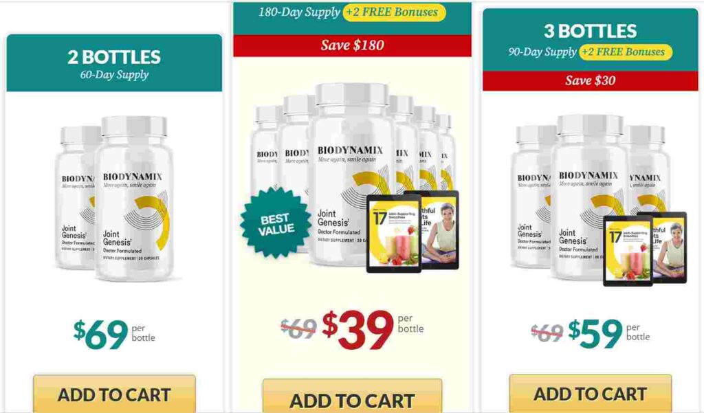 Joint Genesis Prices Image