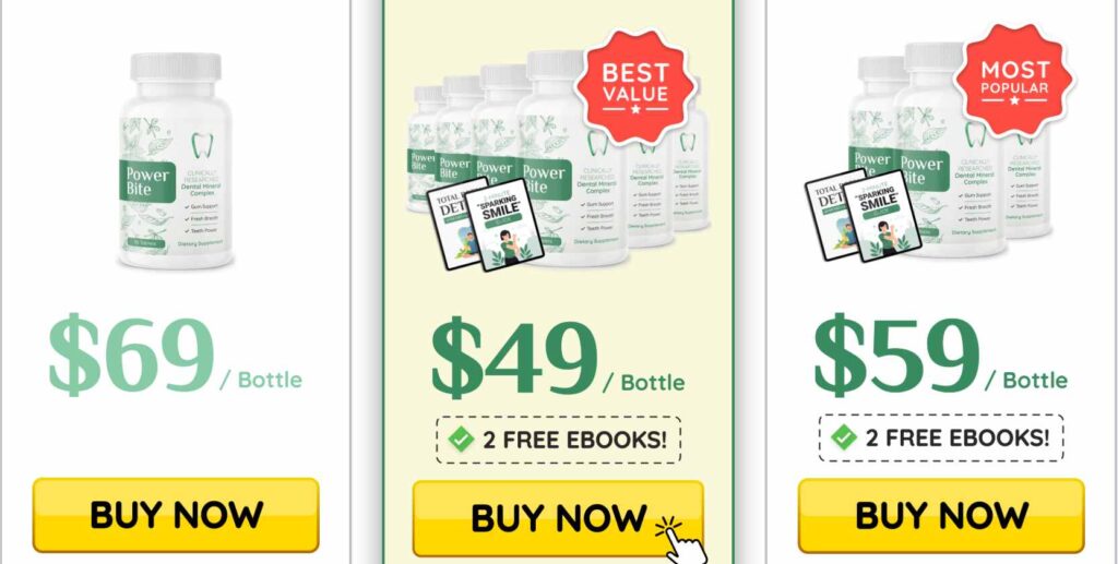 Power bite Pricing Image Power bite Pricing Image