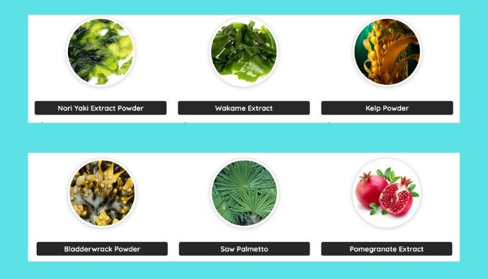 ProstaDine Real Ingredients Image